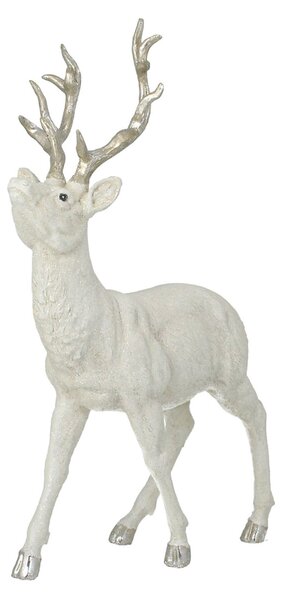 Figurină Deer White 32x12x39 cm silver