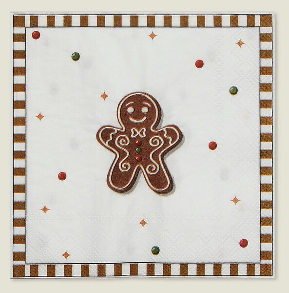 Șervețele de Crăciun Cookie I 20 szt