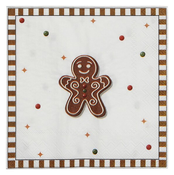 Șervețele de Crăciun Cookie I 20 szt