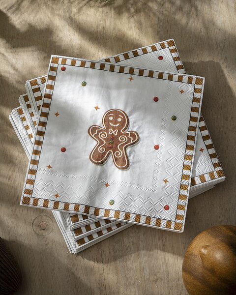 Șervețele de Crăciun Cookie I 20 szt