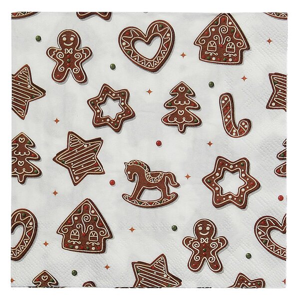 Șervețele de Crăciun Cookie II 20 szt