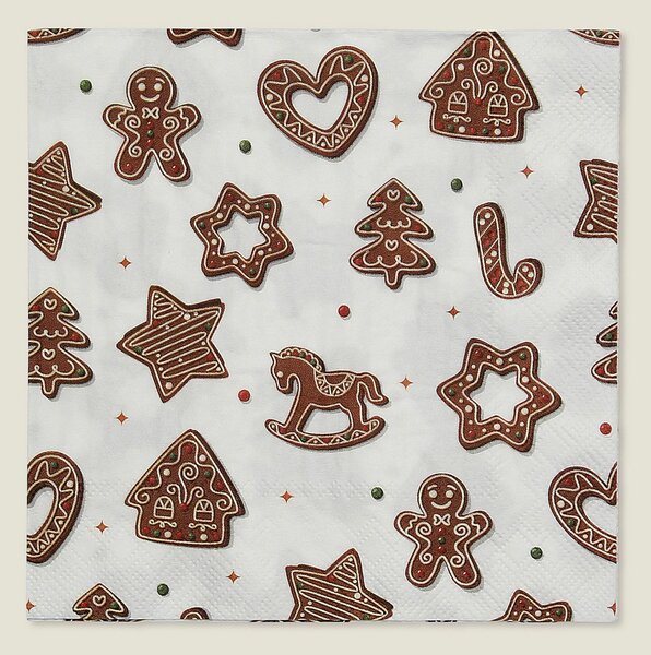 Șervețele de Crăciun Cookie II 20 szt