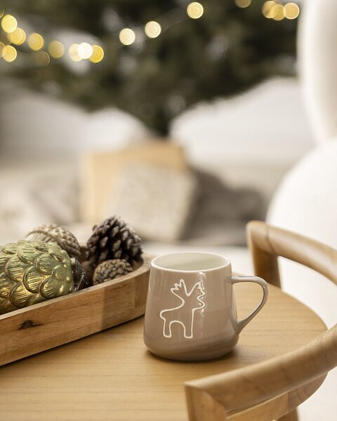 Cana de Crăciun Reindeer 10x13x9 cm