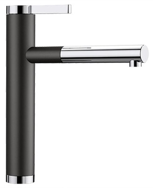 Blanco Linee-S baterie bucătărie pe picior crom-negru 526171