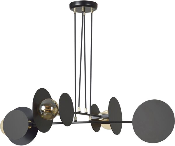 Emibig Idea lampă suspendată 4x15 W negru 792/4