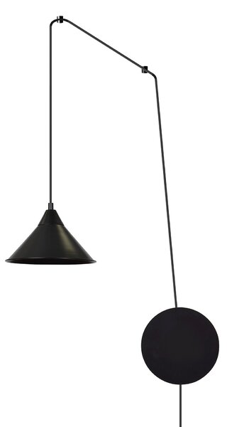 Emibig Abramo lampă suspendată 1x15 W negru 160/1
