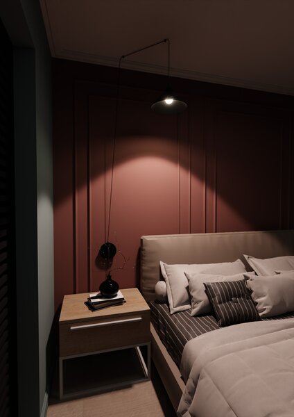 Emibig Abramo lampă suspendată 1x15 W negru 160/1