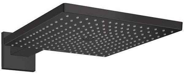 Cap de dus cu brat, Hansgrohe, Raindance E, Negru mat