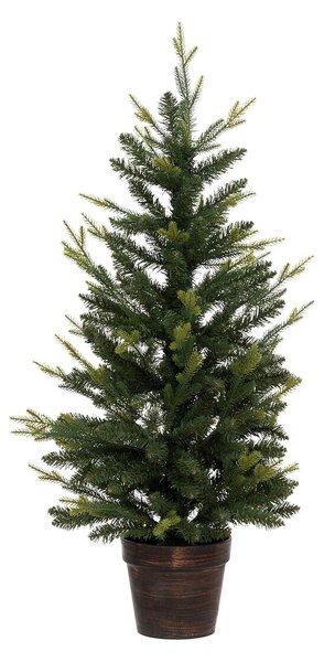 Brad artificial în ghiveci, verde, 100 cm
