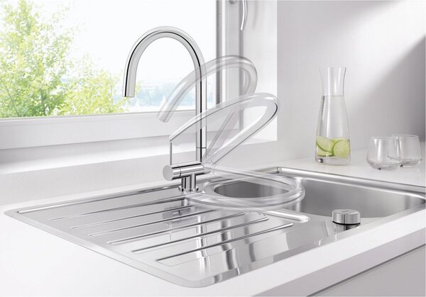 Blanco Coressa-F baterie bucătărie pe picior crom 521544