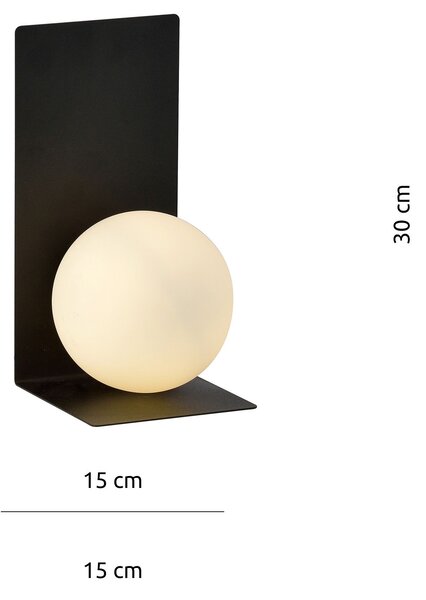 Emibig Form lampă de perete 1x10 W alb-negru 1166/5