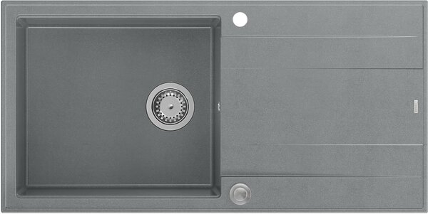 Quadron Evan chiuveta graniteq 100x50 cm gri/grafit/onix HCQE10050U5_BS_P2O