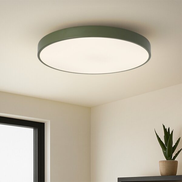 Brilagi - Plafonieră LED POOL, 60W, 230V, 3000/4000/6000K, 60 cm, verde