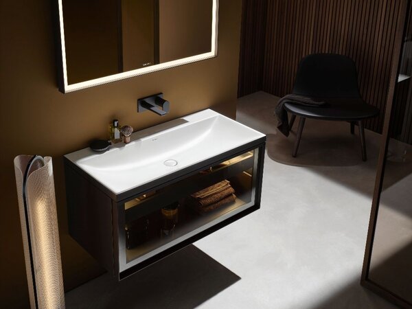 Duravit Tulum baterie lavoar ascuns negru TU1070004046