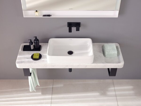 Duravit Tulum baterie lavoar ascuns negru TU1070004046