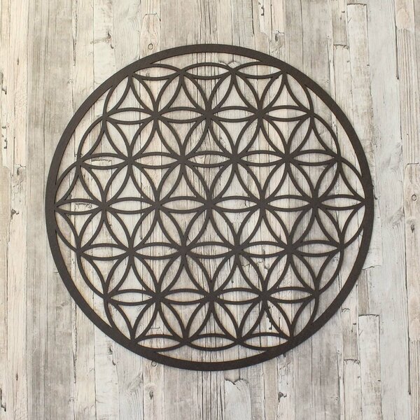 DUBLEZ | Mandala floarea vieții pentru perete | Tablou de perete