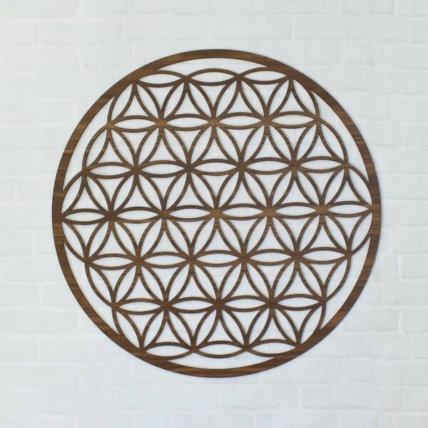 DUBLEZ | Mandala floarea vieții pentru perete | Tablou de perete