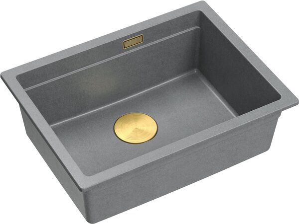Quadron Logan chiuveta graniteq 56x45 cm gri/grafit/onix HQJ6045U5_PVDG1_U