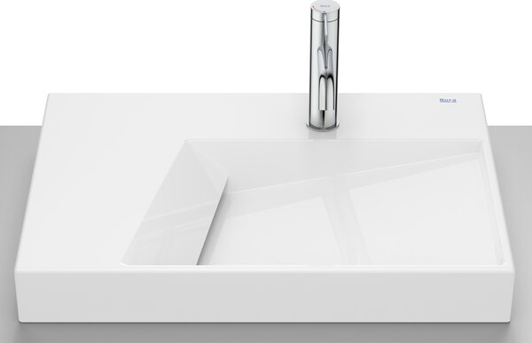 Roca Horizon lavoar 60x42 cm de blat alb luciu A32727600B