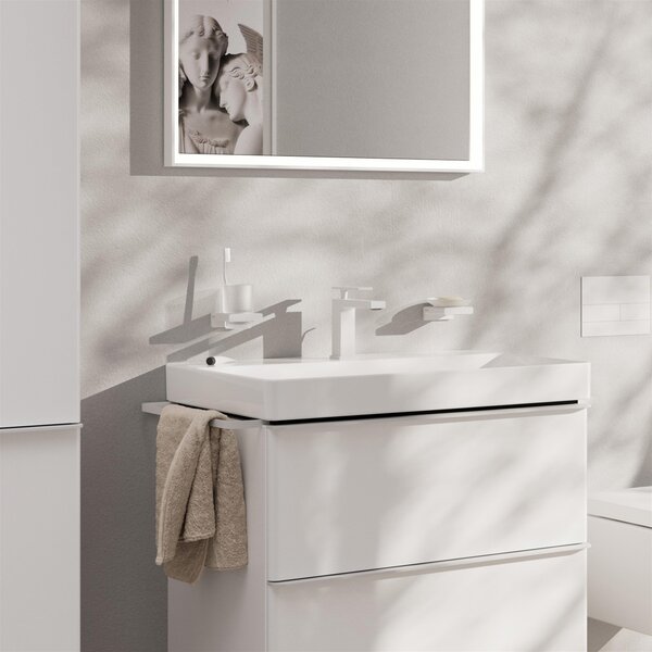 Hansgrohe Tecturis E baterie lavoar stativ alb 73014700