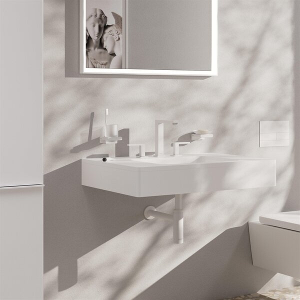 Hansgrohe Tecturis E baterie lavoar stativ alb 73030700