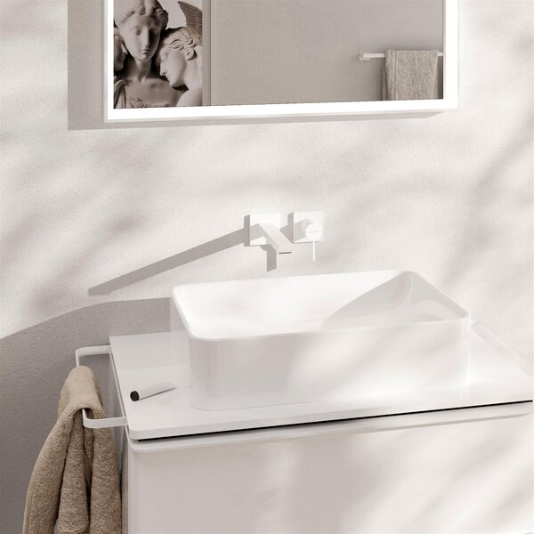 Hansgrohe Tecturis E baterie lavoar ascuns alb 73051700