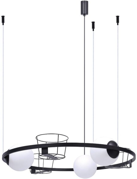Zuma Line Plant lampă suspendată 3x40 W negru 5005