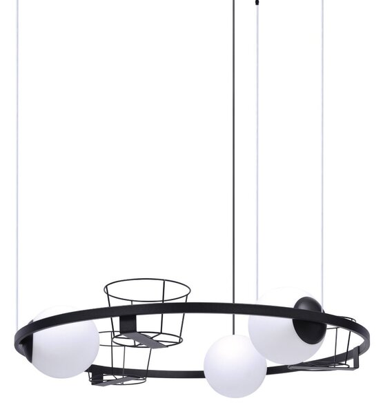 Zuma Line Plant lampă suspendată 3x40 W negru 5005