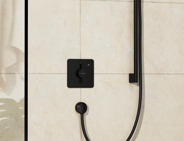 Hansgrohe DuoTurn Q baterie de duș ascuns negru 75614670