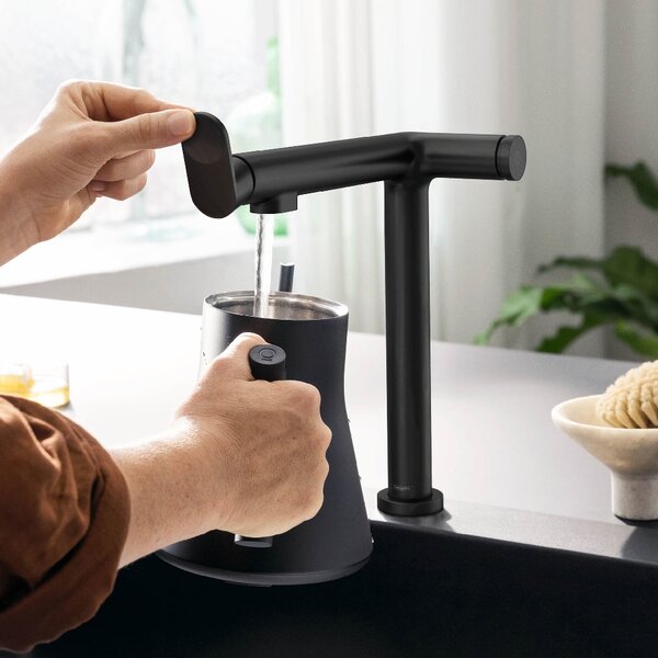Hansgrohe Aqittura M91 baterie pentru filtru apă pe picior negru 76804670