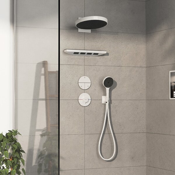 Hansgrohe ShowerSelect Comfort S baterie de duș ascuns cu termostat alb 15559700