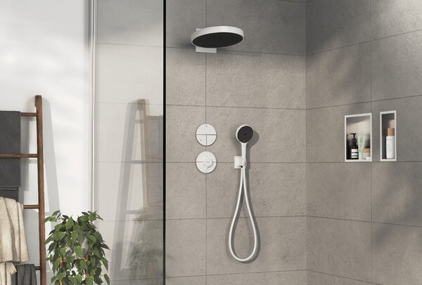 Hansgrohe ShowerSelect Comfort S baterie de duș ascuns cu termostat alb 15562700