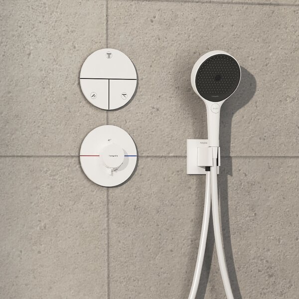 Hansgrohe ShowerSelect Comfort S baterie de duș ascuns cu termostat alb 15559700