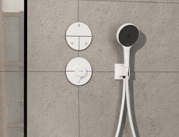 Hansgrohe ShowerSelect Comfort S baterie de duș ascuns cu termostat alb 15562700
