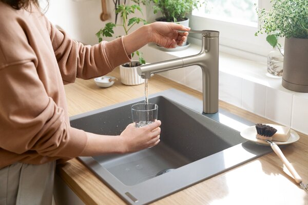 Hansgrohe Zesis M33 baterie bucătărie pe picior oţel inoxidabil 74822800