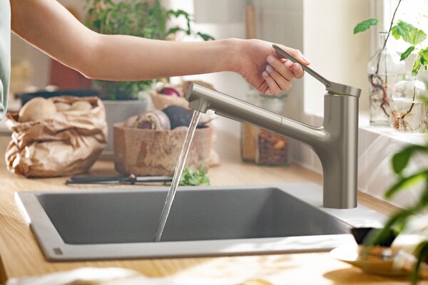 Hansgrohe Zesis M33 baterie bucătărie pe picior oţel inoxidabil 74820800