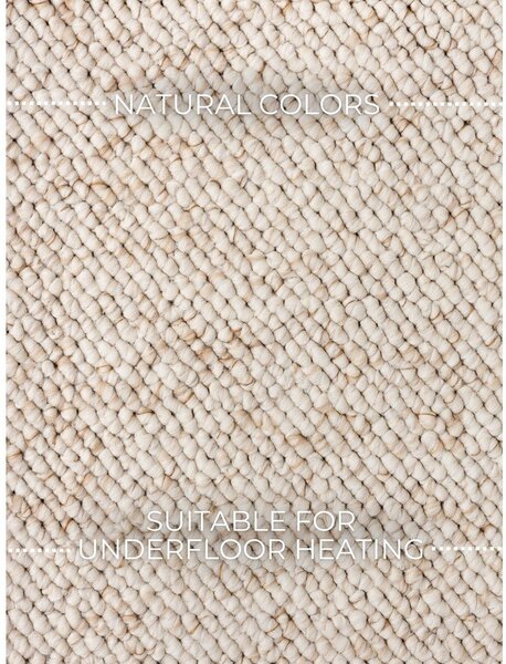 Covor tip traversă crem lavabil 80x240 cm Rocco Cream – Elle Decoration