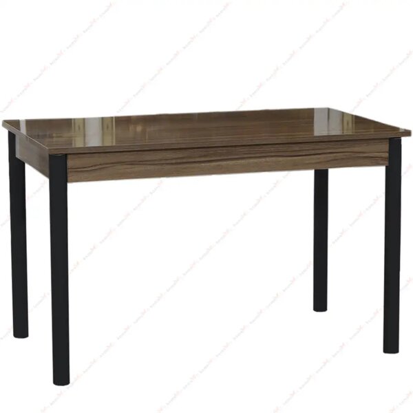 Masa bucatarie Bella nuc si negru, 120 cm