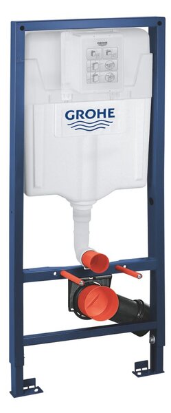 Set vas wc suspendat cu functie bideu si baterie inclusa auriu mat Foglia Oslo, rezervor wc incastrat si clapeta negru mat, Grohe