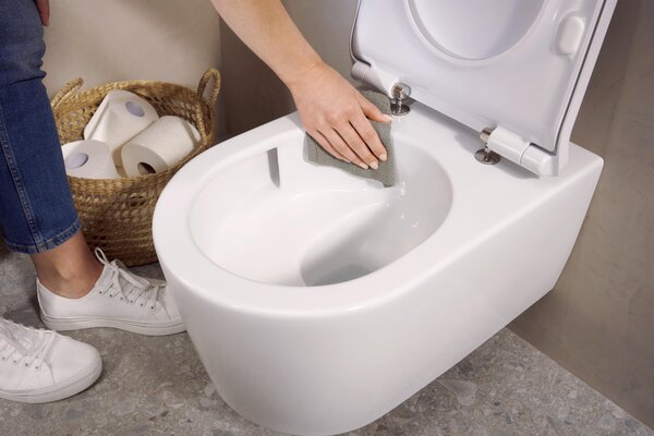Hansgrohe EluPura S vas wc agăţat fără margine cu spălare turbionară alb 62024450