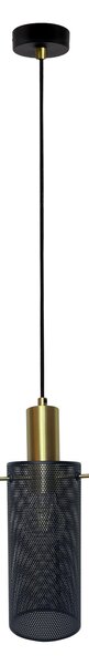 Light Prestige Tirana lampă suspendată 1x40 W negru-auriu LP-945/1PBK