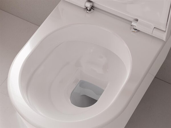 Hansgrohe EluPura S vas wc agăţat fără margine alb 60193450