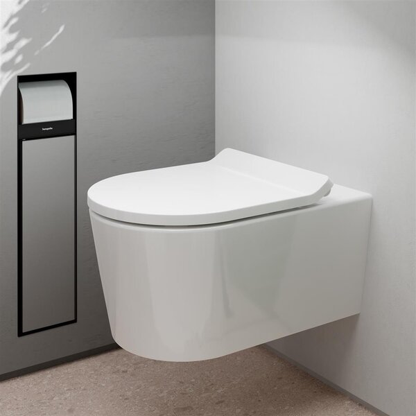 Hansgrohe EluPura S vas wc agăţat fără margine alb 60193450