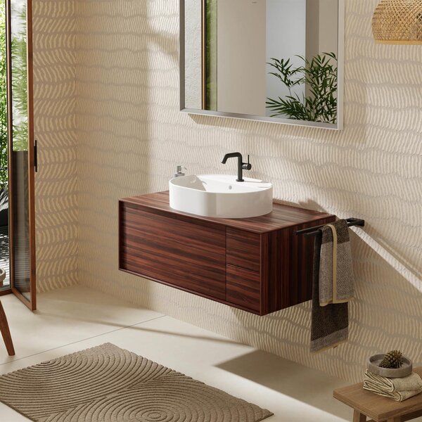 Hansgrohe Xuniva U lavoar 60x45 cm ovale de blat alb mat 61080450