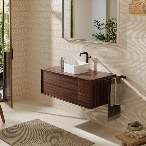 Hansgrohe Xuniva Q lavoar 30x30 cm pătrat de blat alb mat 61074450