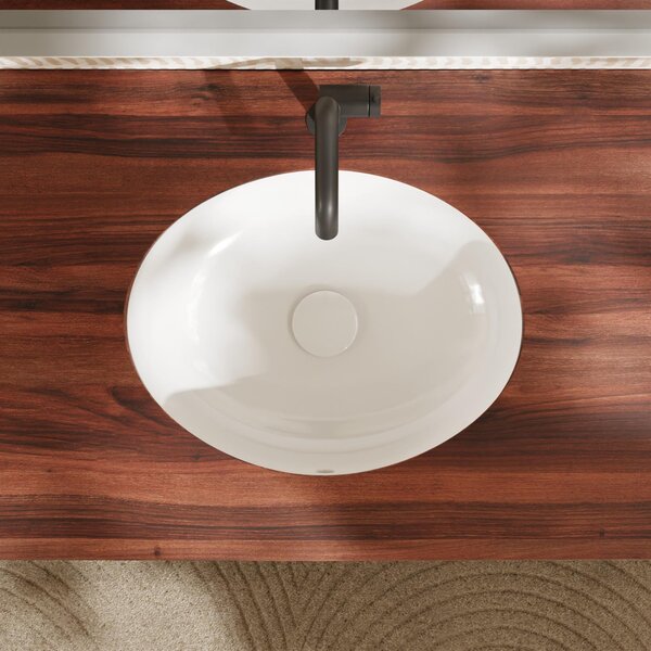 Hansgrohe Xuniva D lavoar 45x35 cm ovale sub blat alb luciu 60152450