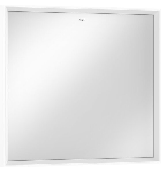Hansgrohe Xarita E oglindă 80.6x70.6 cm dreptunghiular cu iluminare cu covoraș de încălzire alb 54996700