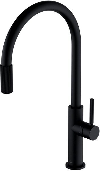 Omnires Switch baterie de bucatarie cu filtru pe picior negru SW9057-FD1BL