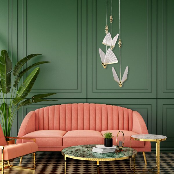 Light Prestige Mariposa lampă suspendată 3x24 W transparent-auriu LP-1715/3P