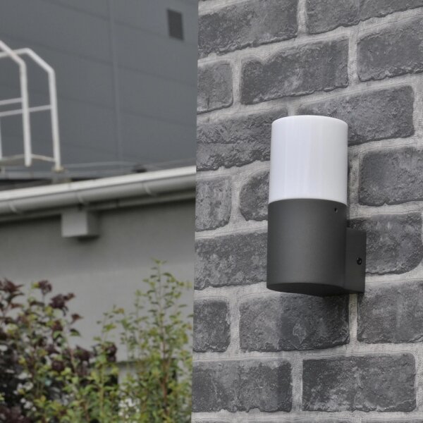 Aplica de perete exterior DALLAS 1xE27/12W/230V IP44 antracit